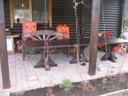 Стол из дуба для загородного дома